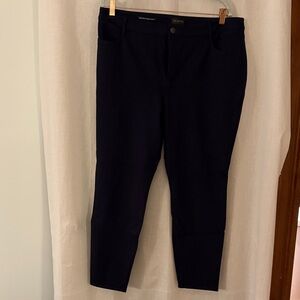 Talbots Midnight Navy Tailored Slim Ankle Jeggings